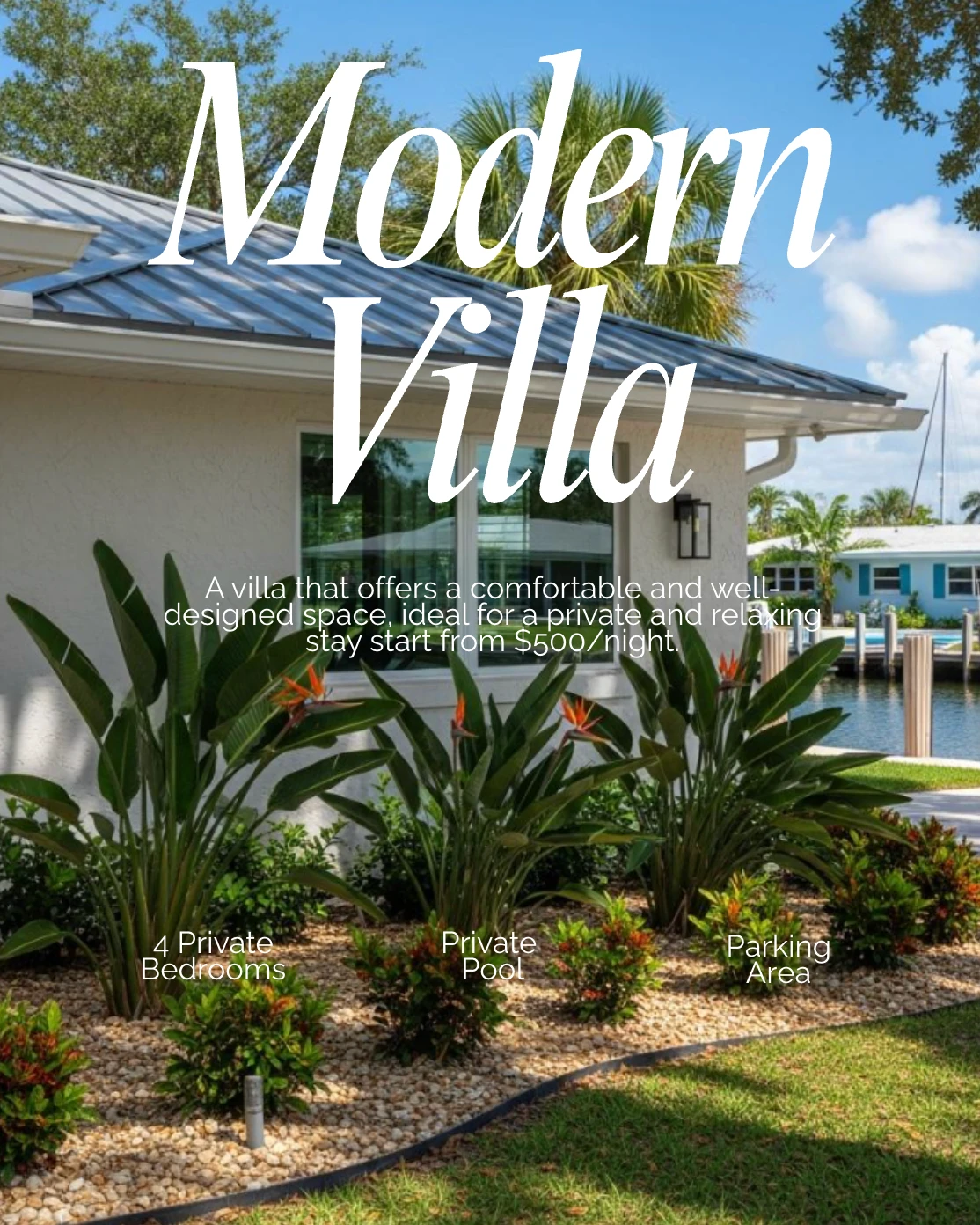 Modern Villa, a post created for you