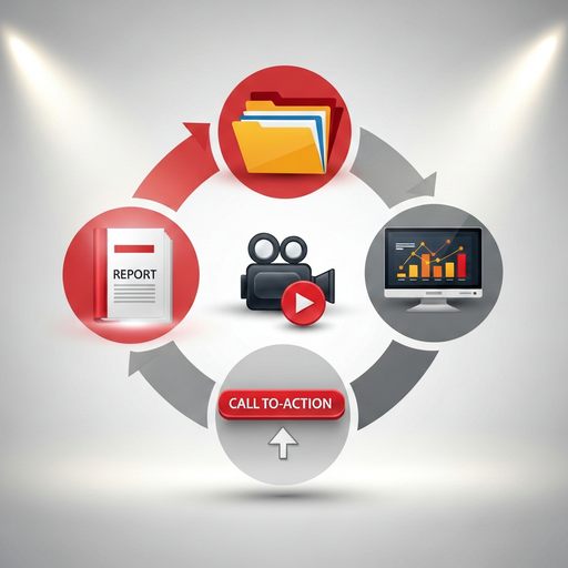 Content creation tools framework infographic for real estate professionals