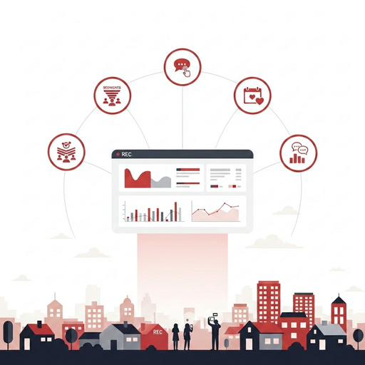 Key takeaways infographic summarizing how agents convert social media followers into clients through segmentation, nurture, tracking, and DMs